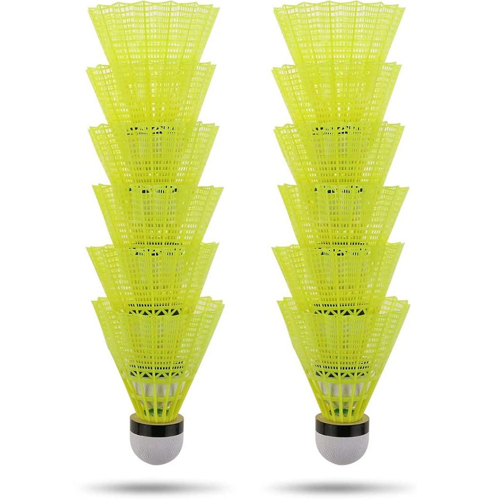 Feather Shuttlecock - ลูกขนไก่แบดมินตันไนลอนมีความทนทานเทปติดในร่มลูกรองเท้ากีฬากลางแจ้ง