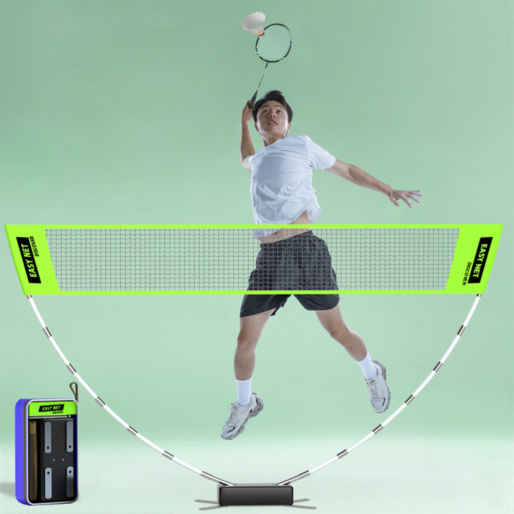 Badminton Net - ตาข่ายแบดมินตันมืออาชีพ ตาข่ายวอลเลย์บอล ตาข่ายเทนนิสสำหรับฝึกซ้อม ติดตั้งง่าย พกพาสะดวก เหมาะสำหรับสนามเทนนิส