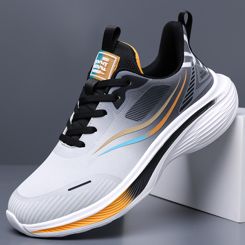 Badminton Shoes - รองเท้าผ้าใบแฟชั่นผู้ชายระบายอากาศได้ดีสบายรองเท้าเดินน้ำหนักเบาสบายๆกีฬาวิ่งเทนนิสรองเท้าฝึกซ้อมยิมสำหรับผู้ชาย