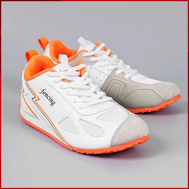 Badminton Shoes Men - 2025 ใหม่เด็กฟันดาบรองเท้าผู้หญิงหนังนิ่ม PU หนัง Fencer รองเท้าผ้าใบ