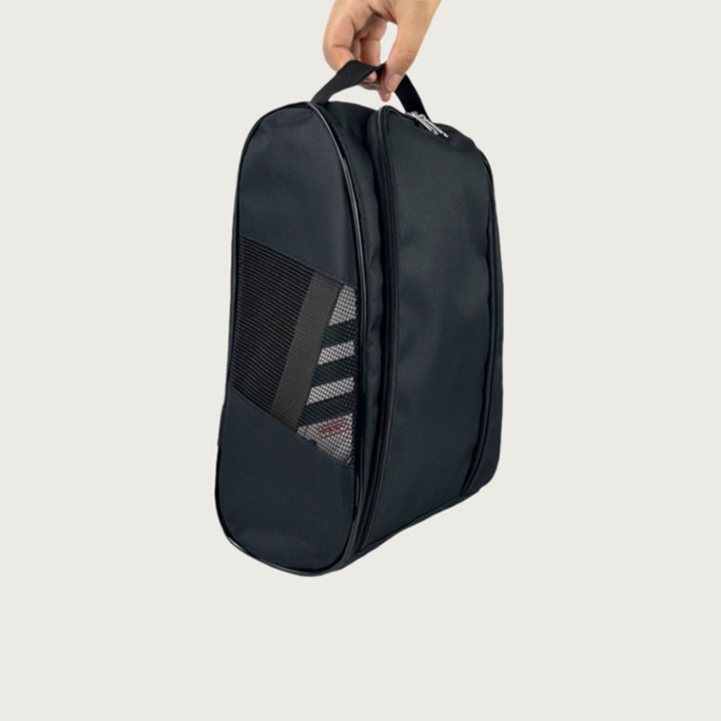 Badminton Bag - กระเป๋ารองเท้ากอล์ฟแบบพกพา กระเป๋าใส่รองเท้าผ้าอ็อกซ์ฟอร์ด กระเป๋าใส่รองเท้ากอล์ฟน้ำหนักเบาระบายอากาศได้ กระเป๋าใส่รองเท้าฟุตบอลเทนนิสกันฝุ่น