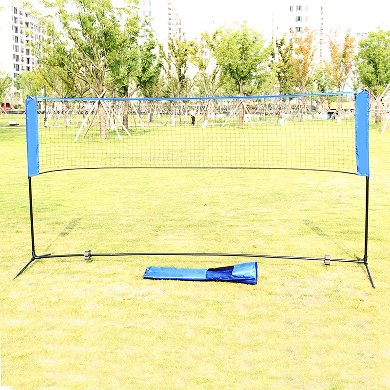 Badminton Net - ตาข่ายสำหรับเทนนิส, ซอคเกอร์เทนนิส, พิคเคิลบอล, วอลเลย์บอลเด็ก - ชุดตาข่ายแบดมินตันแบบพกพา