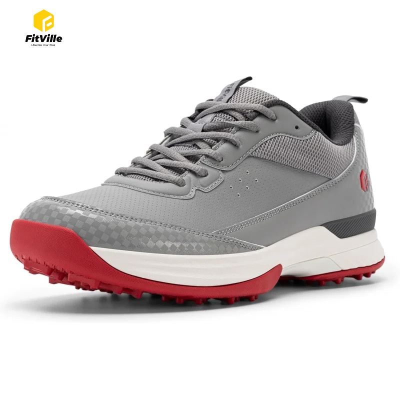 รองเท้ากอล์ฟ FitVille Wide สำห - Badminton Shoes บทวิจารณ์และราคา