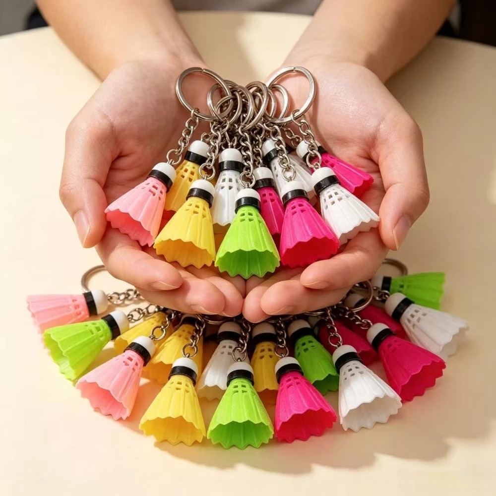 พวงกุญแจลูกขนไก่แบดมินตันขนาดเ - Badminton Shuttlecock บทวิจารณ์และราคา